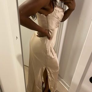 Brand new size 2 gold champagne revelry dress.